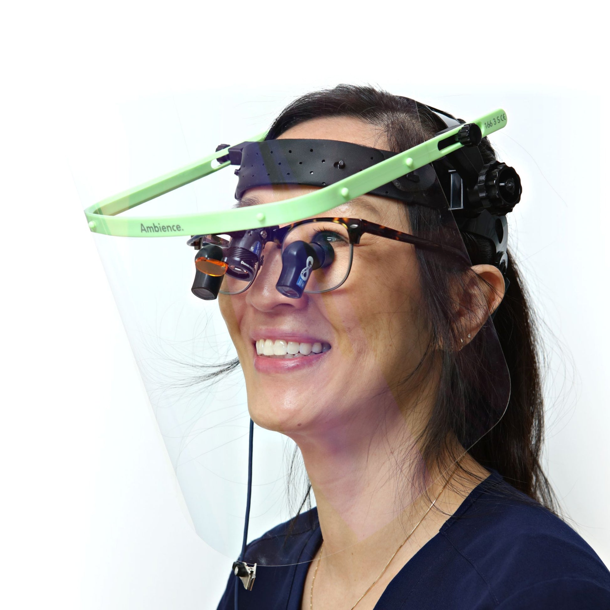 Fits Loupes. Best Dental Face Shield for Dentists and Hygienists. –  Ambience PPE